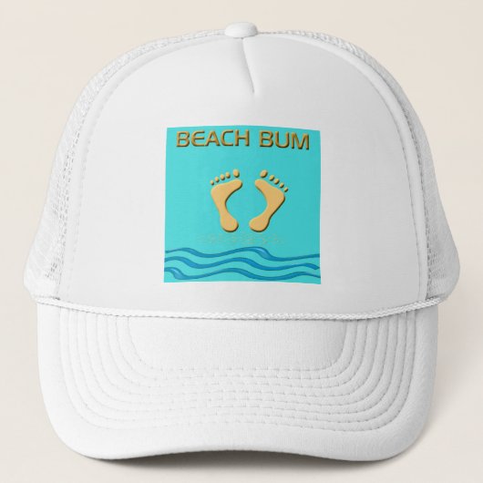 Beach Bum Baseball Casquette / Trucker Hat (Devant)