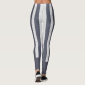 Beach Bum Bold Nautische Strepen Leggings (Achterkant)