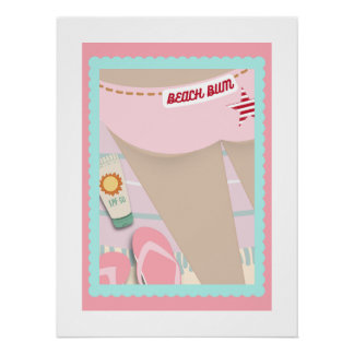 Beach Bum Border 1 Poster Perfect Poster