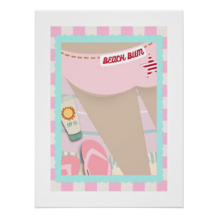 Beach Bum Border 2 Poster Perfect Poster