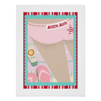 Beach Bum Border 3 Poster Perfect Poster