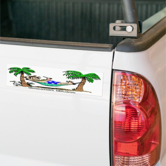 Beach Bum Bumpersticker (Op Truck)