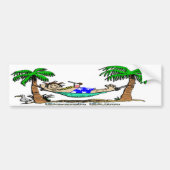 Beach Bum Bumpersticker (Voorkant)