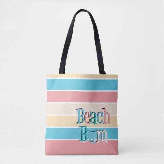 Beach Bum Canvas tas (Voorkant)