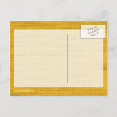 Beach Bum Custom Save the Date Briefkaart (Achterkant)