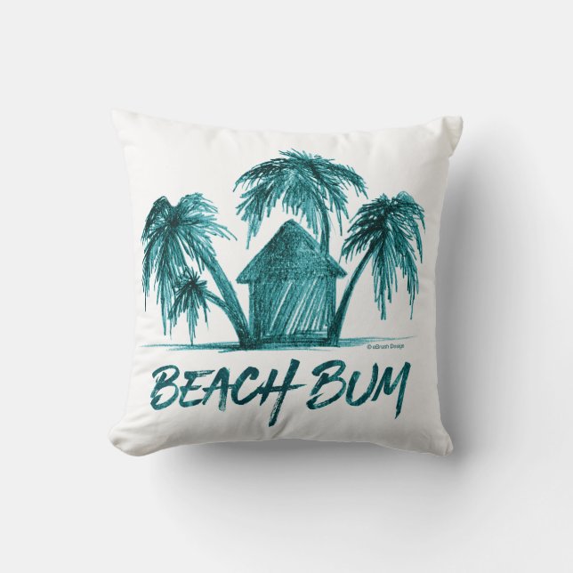 Beach Bum Kussen (Voorkant)