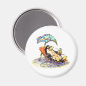 Beach Bum Magneet (Voorkant / Achterkant)