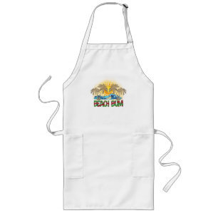 Beach Bum   Ocean Waves   Tropisch Lang Schort