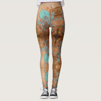 Beach Bum Octopus! Leggings