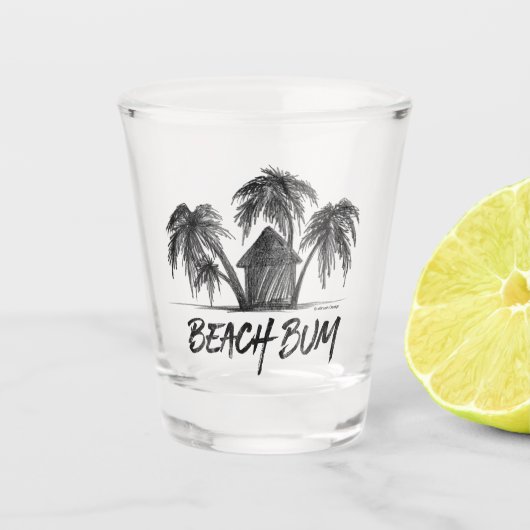 Beach Bum Shot Glas (Voorkant)