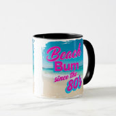 Beach Bum sinds de jaren 80 Mok (Voorkant rechts)