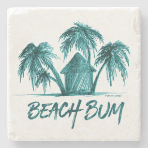 Beach Bum Stone Onderzetter