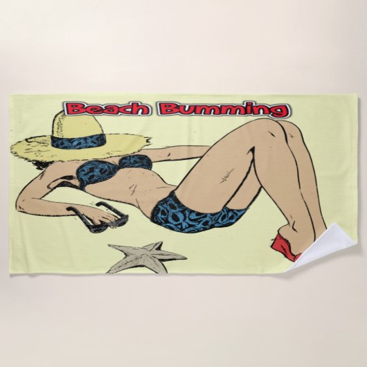  Beach Bumming Day Strandlaken (Voorkant)