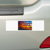 Beach Bumpersticker (Op auto)