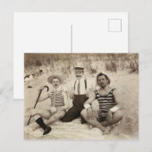 Beach Bums 1903 Briefkaart (Voorkant / Achterkant)