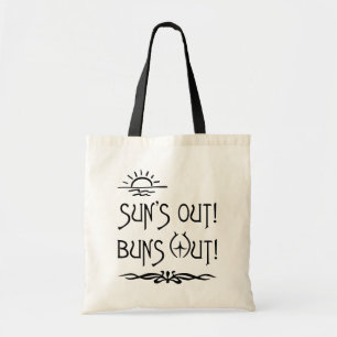 Beach Bum's, Sun's Out, Buns Out Tote Bag