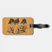 Beach Bunnies Bagagelabel (Achterkant horizontaal)