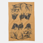 Beach Bunnies Theedoek (Verticaal)