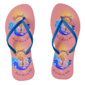 "Beach Bunny"-Teenslippers Teenslippers (Voetbed)