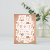 Beach Burlap Mason Jar Baby Faire-part (Debout devant)