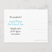 Beach Business Hartelijk dank voor uw advertentie- Briefkaart (Achterkant)