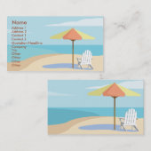 Beach - Business Visitekaartje (Voorkant / Achterkant)