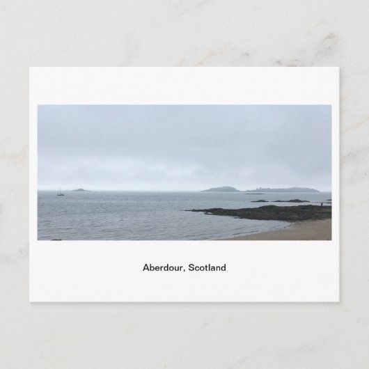 Beach by Aberdour Harbour Briefkaart (Voorkant)