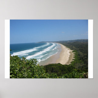 Beach Byron Bay Poster