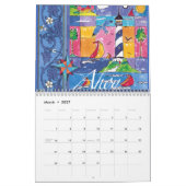 Beach Calendar Kalender (Mar 2027)