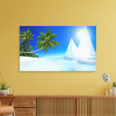 Beach Canvas Afdruk (Insitu (Woonkamer))