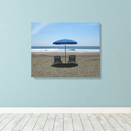 Beach Canvas Afdruk (Insitu (Houten vloer))