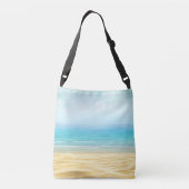 Beach Canvas tas met Funny Bathing Beauty (Achterkant)
