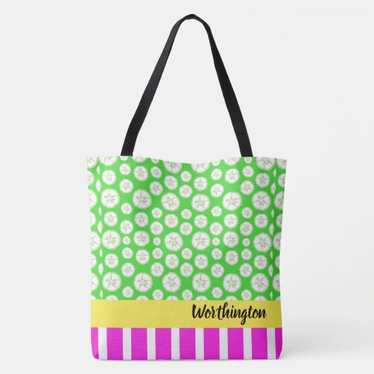 Beach Canvas tas - Zie Terug (Achterkant)