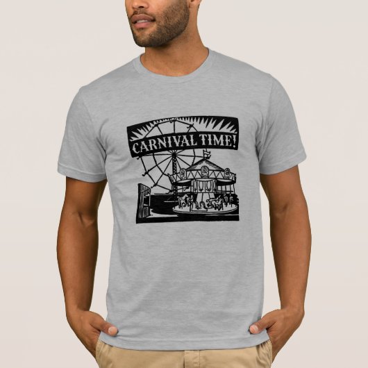 Beach "Carnival Time" (Vul de stad in) T-shirt (Voorkant)
