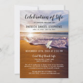 Beach Celebration of Life Funeral Kaart (Voorkant)
