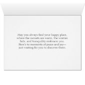 Beach chair painting, feel better card (Intérieur Horizontal (Bas))