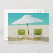 Beach Chairs, Anguilla Briefkaart (Voorkant / Achterkant)