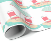Beach Chairs Cadeaupapier (Rol Hoek)