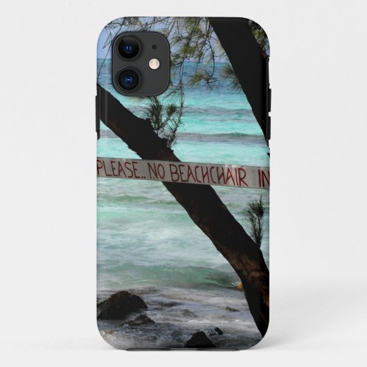 Beach Chairs Rum Point Grand Cayman Case-Mate iPhone Case (Achterkant)