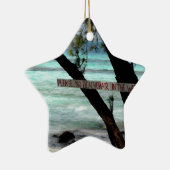 Beach Chairs Rum Point Grand Cayman Keramisch Ornament (Rechts)