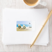 Beach Chairs & Wrearies Gift Labels (Insitu)