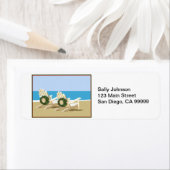 Beach Chairs & Wreaths Etiket (Insitu)