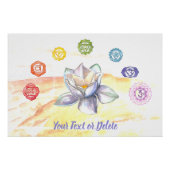*~* Beach Chakra schilderend artistiek Poster Perfect Poster (Voorkant)