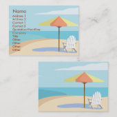 Beach - Chubby Visitekaartje (Voorkant / Achterkant)