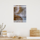 Beach Clams Wedding Seating Chart Poster (Keuken)