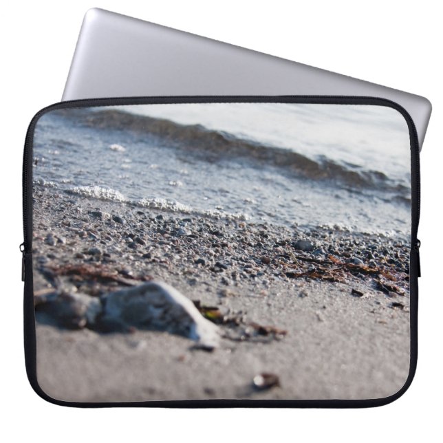 Beach close laptop sleeve (Voorkant)