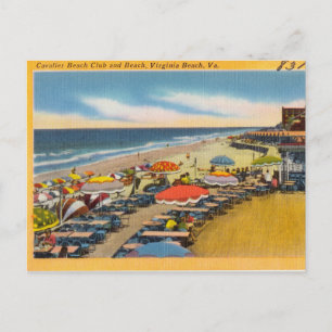 Beach Club, Virginia Beach, Va Briefkaart