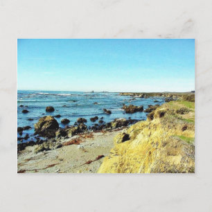 Beach Coast in Monterey Ocean Water Zee Briefkaart