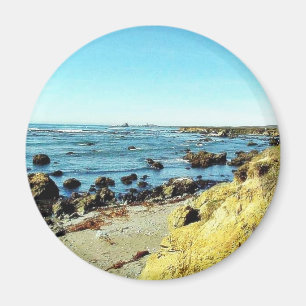 Beach Coast in Monterey Ocean Water Zee Magneet