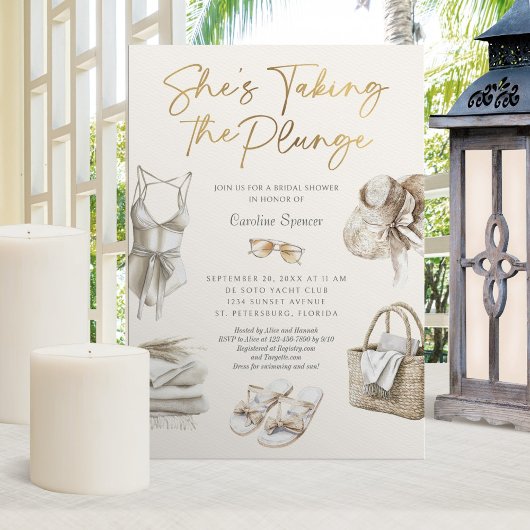 Beach Coast Tropical Bachelorette Weekend Kaart